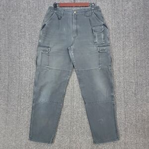 511 Tactical Pants Womens 10 Faded Gray Cotton Canvas Utility Cargo 64355